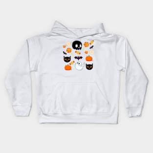 Halloween pattern Kids Hoodie